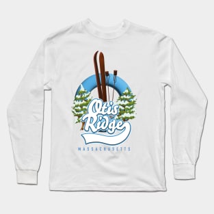 Otis Ridge Massachusetts ski logo Long Sleeve T-Shirt